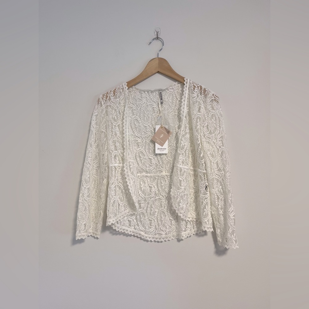 NWT crochet boho style cardigan